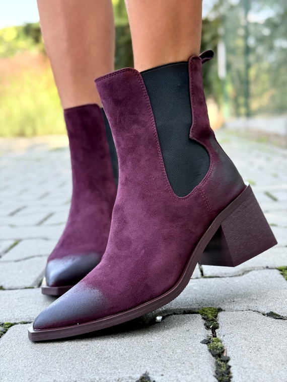 OLEKSY – Kowbojki ze skóry naturalnej