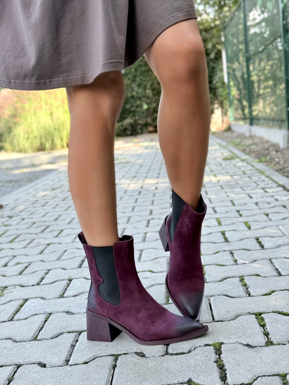 OLEKSY – Kowbojki ze skóry naturalnej