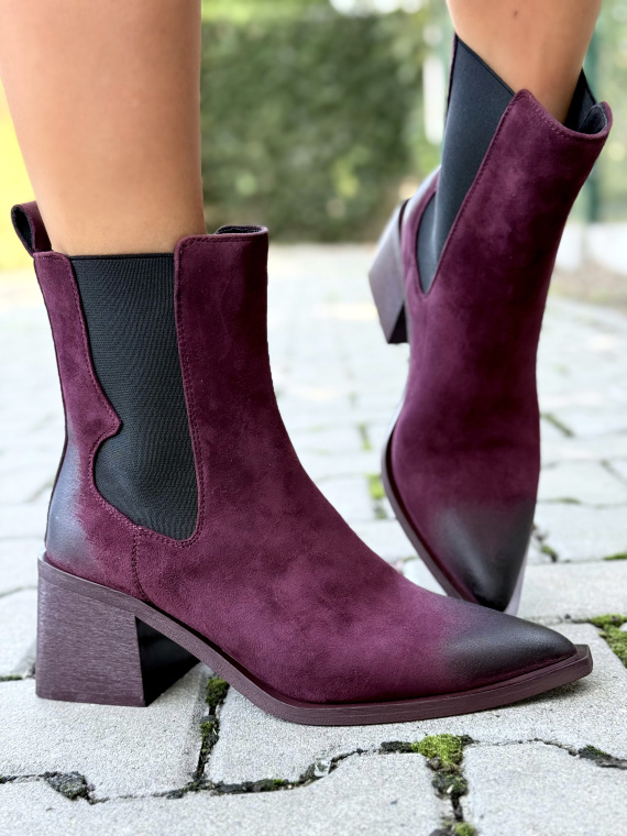 OLEKSY – Kowbojki ze skóry naturalnej