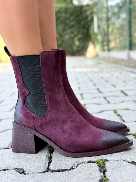 OLEKSY – Kowbojki ze skóry naturalnej