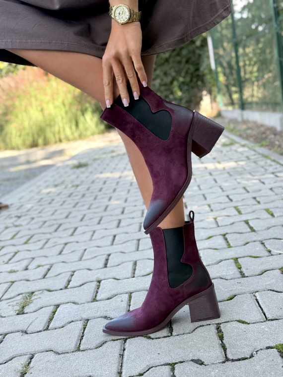 OLEKSY – Kowbojki ze skóry naturalnej