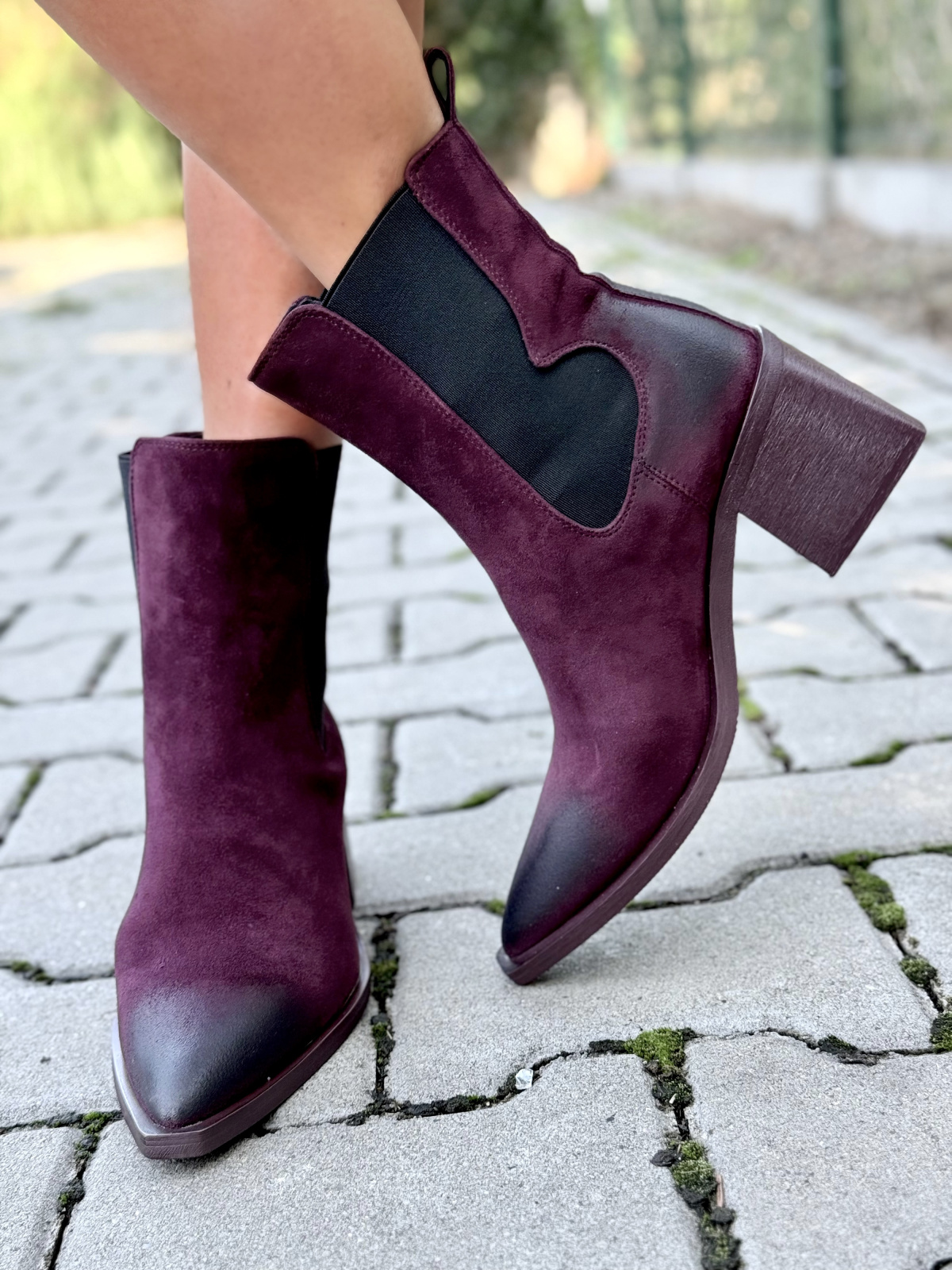 OLEKSY – Kowbojki ze skóry naturalnej