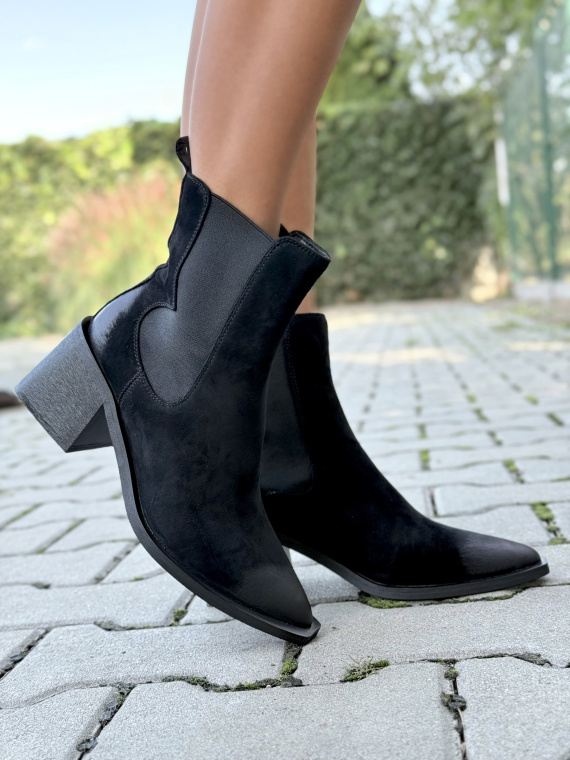 OLEKSY – Kowbojki ze skóry naturalnej