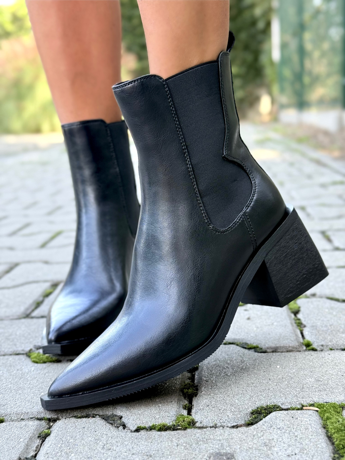 OLEKSY – Kowbojki ze skóry naturalnej