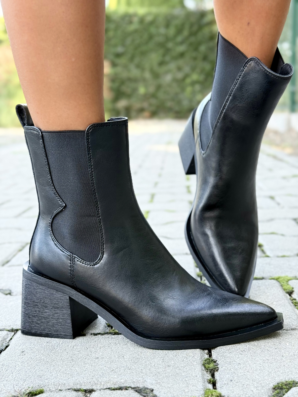 OLEKSY – Kowbojki ze skóry naturalnej