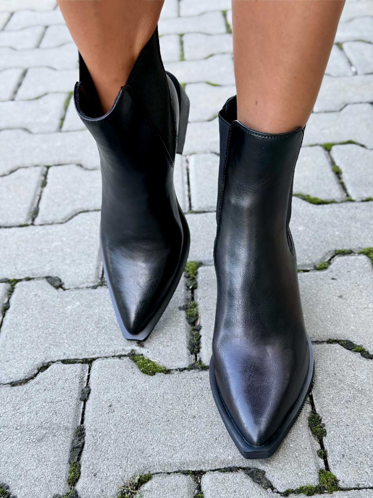 OLEKSY – Kowbojki ze skóry naturalnej