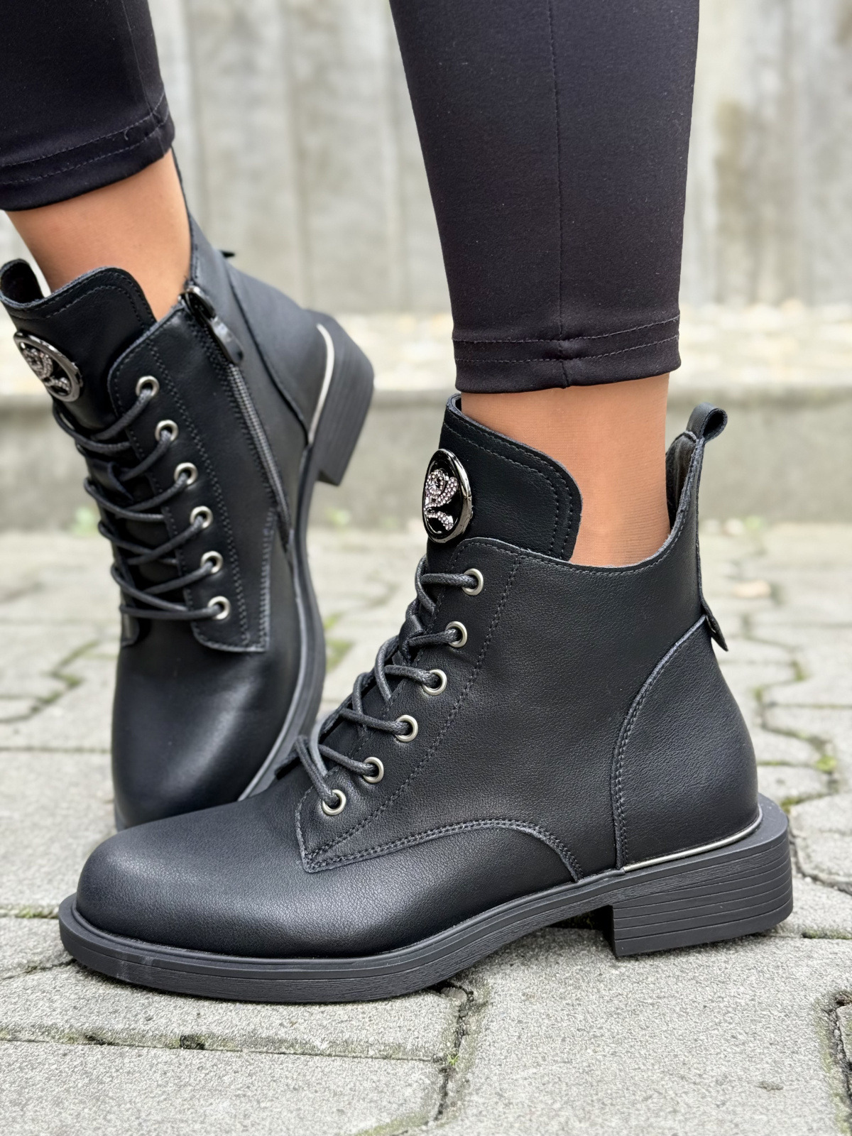 Skórzane Botki Damskie – Klasa, Wygoda, Trwałość