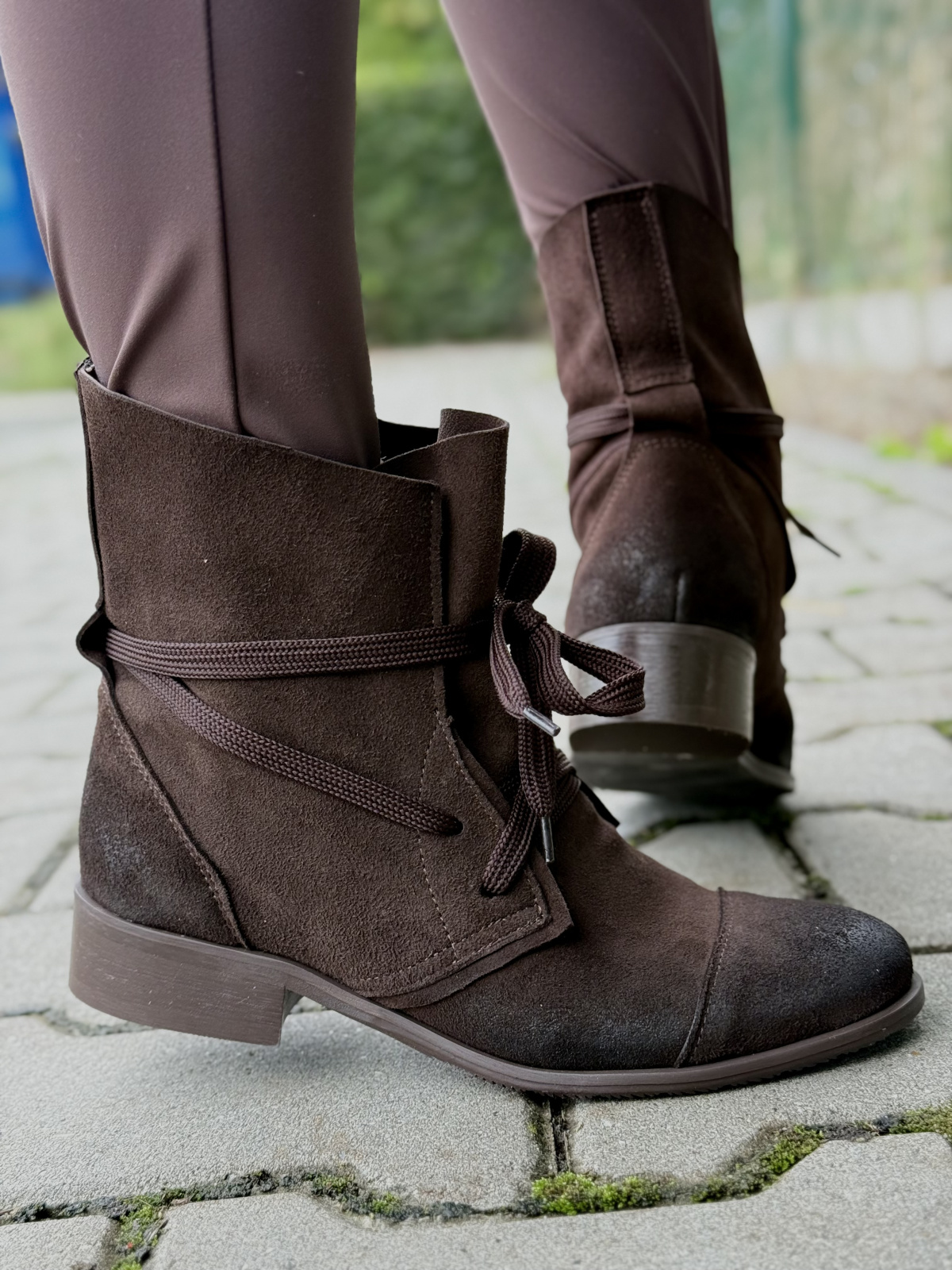 Botki damskie OLEKSY ze skóry naturalnej Polskiej produkcji