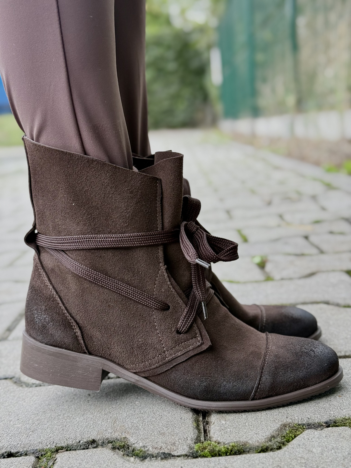 Botki damskie OLEKSY ze skóry naturalnej Polskiej produkcji