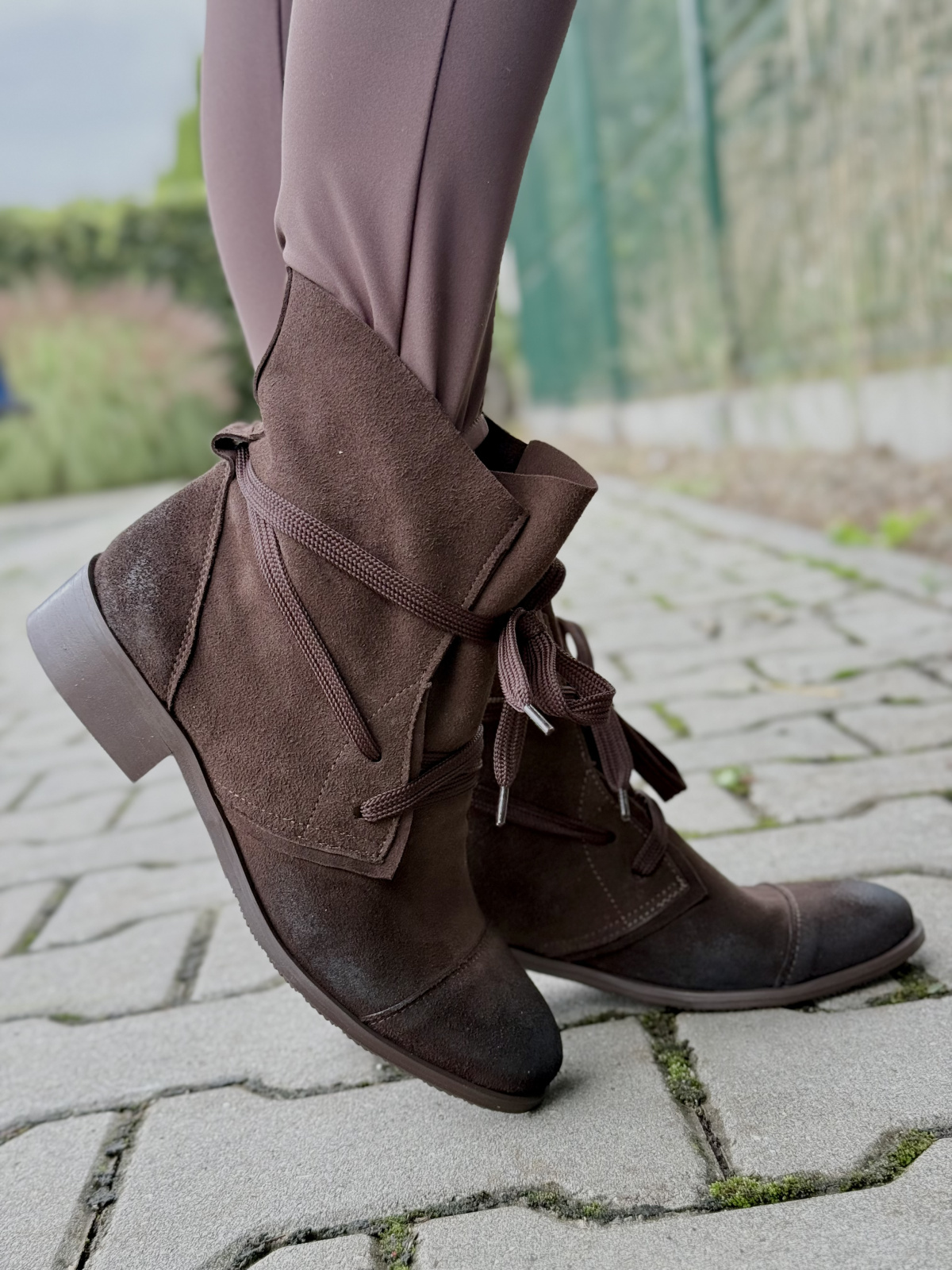 Botki damskie OLEKSY ze skóry naturalnej Polskiej produkcji