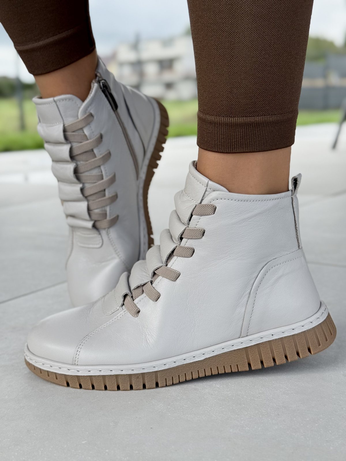 Botki OLEKSY ze skóry naturalnej – styl i wygoda na co dzień