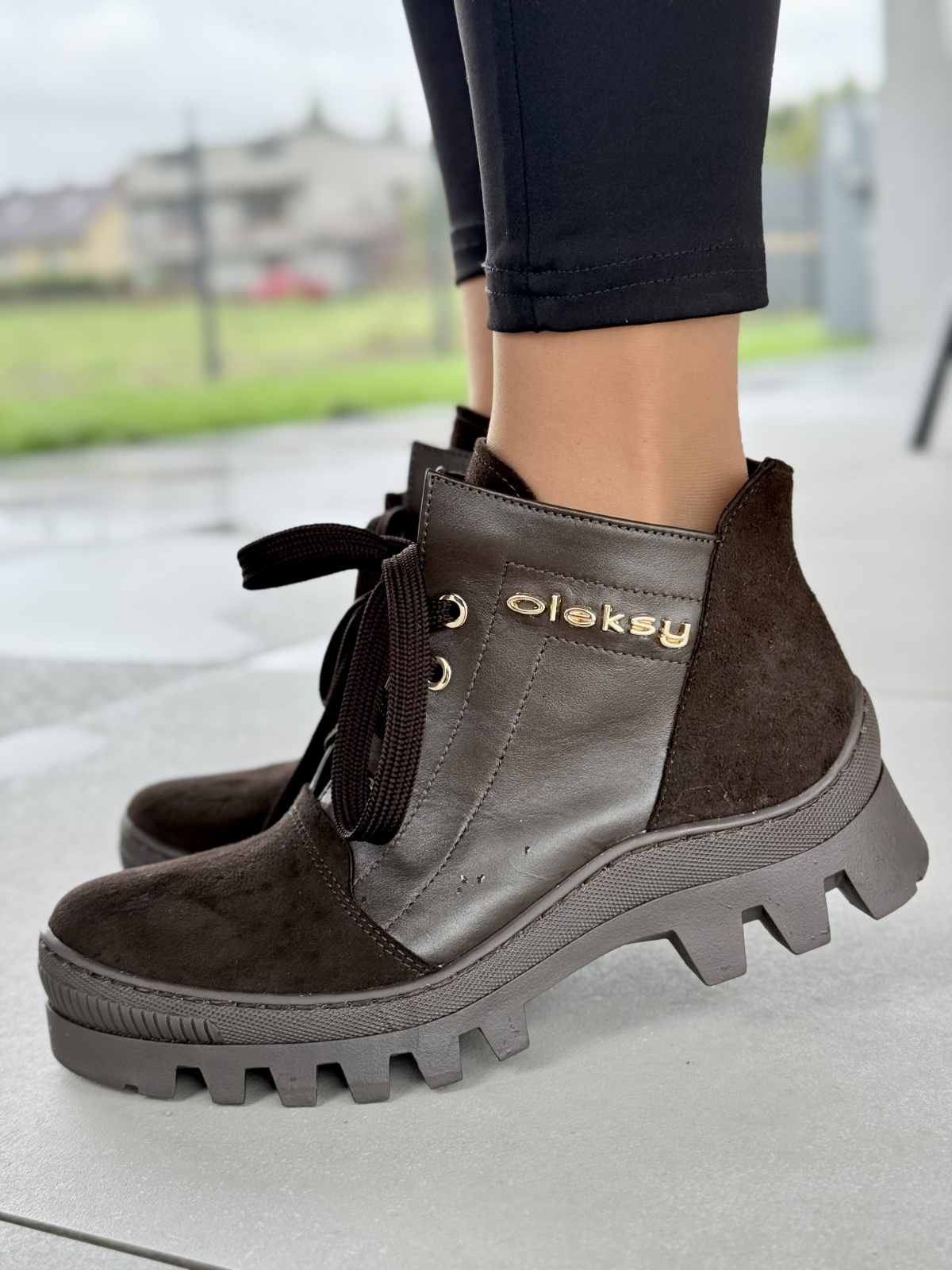 Trapery OLEKSY z naturalnej skóry Polskiej produkcji