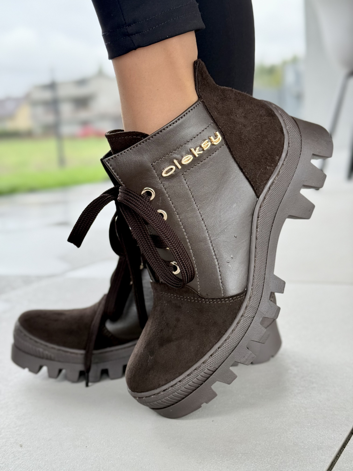 Trapery OLEKSY z naturalnej skóry Polskiej produkcji