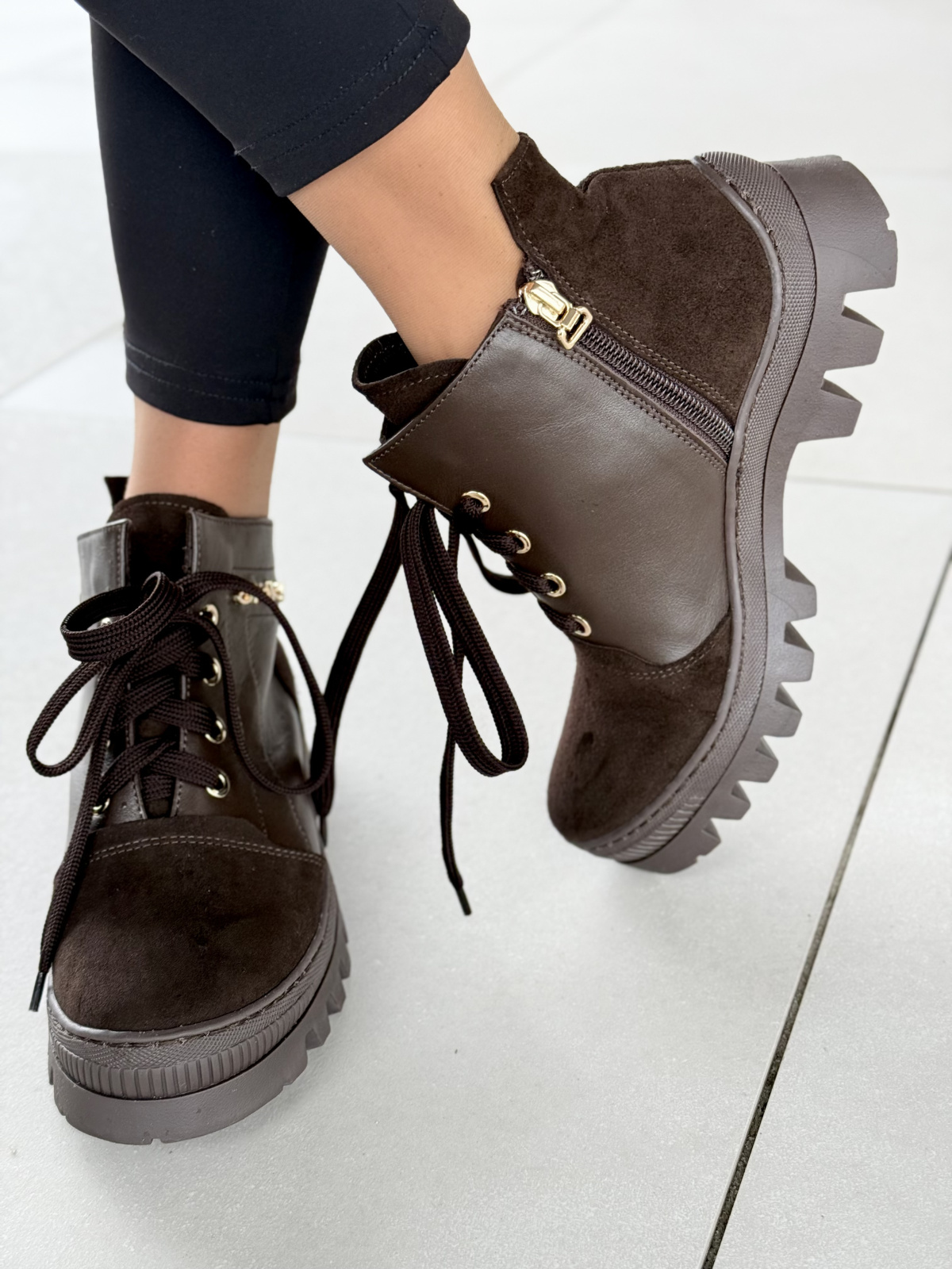 Trapery OLEKSY z naturalnej skóry Polskiej produkcji