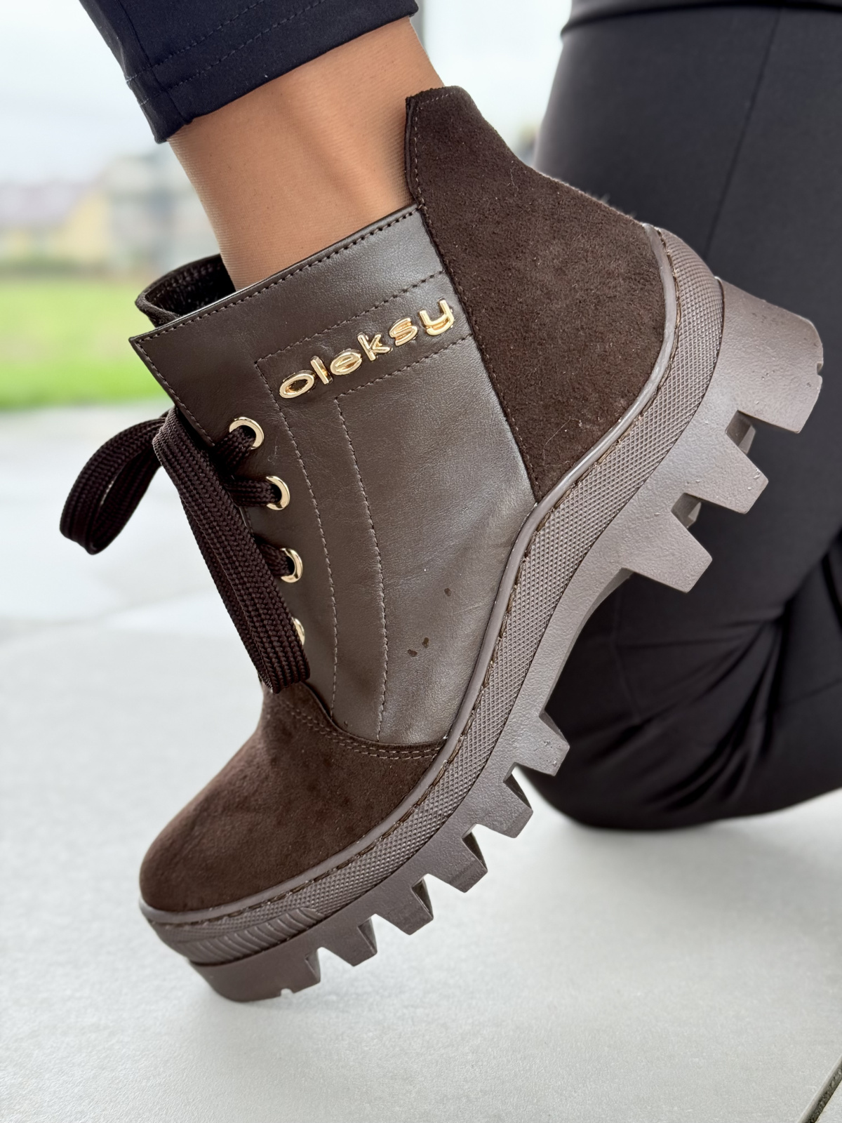 Trapery OLEKSY z naturalnej skóry Polskiej produkcji