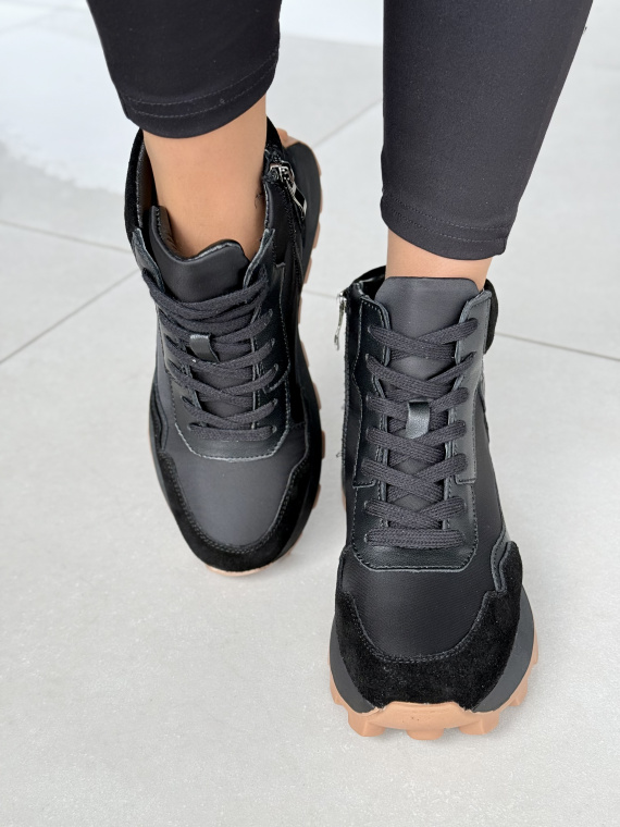 Sneakersy ze Skóry Naturalnej – Idealne na Zimę