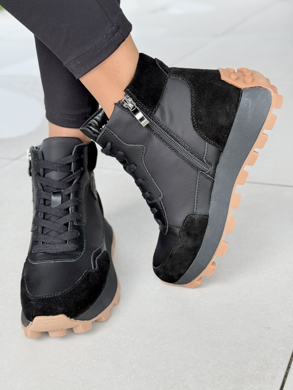 Sneakersy ze Skóry Naturalnej – Idealne na Zimę