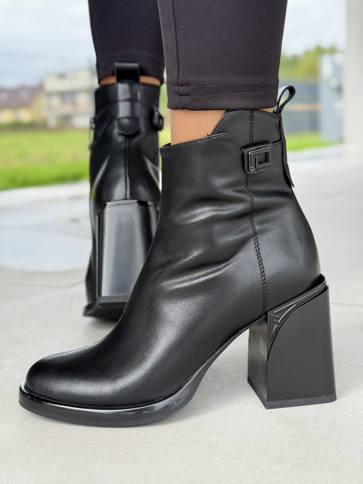 Eleganckie botki ze skóry naturalnej – styl i wygoda na co dzień