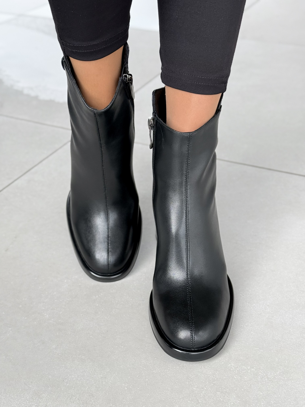 Eleganckie botki ze skóry naturalnej – styl i wygoda na co dzień