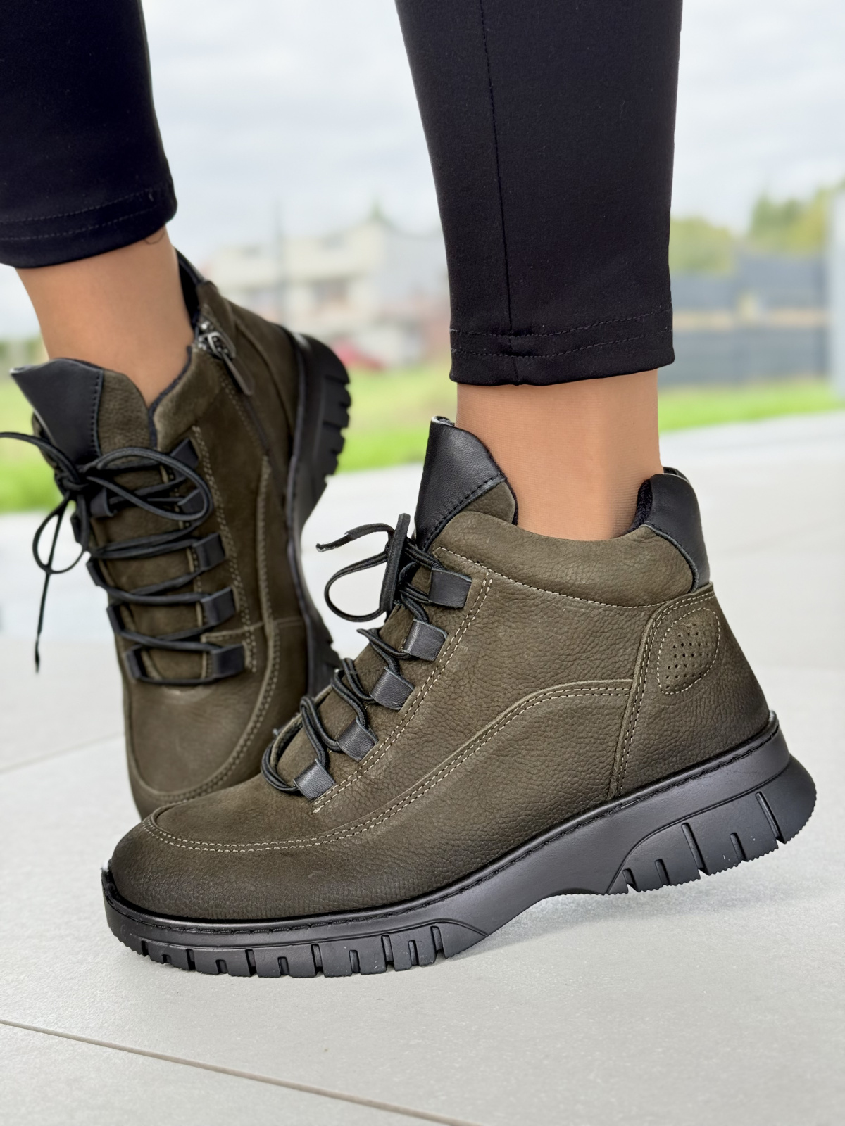 Botki damskie OLEKSY ze skóry naturalnej – styl i wygoda na co dzień