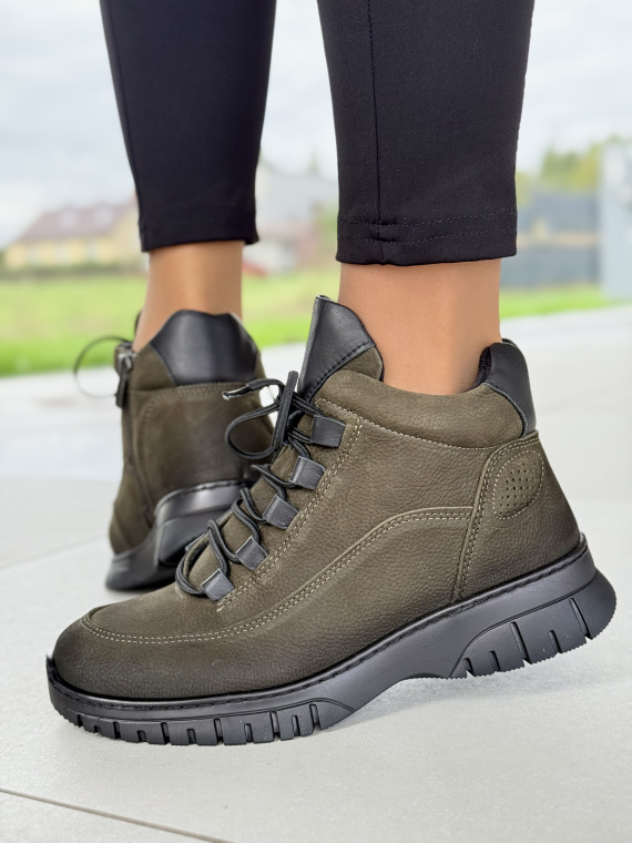 Botki damskie OLEKSY ze skóry naturalnej – styl i wygoda na co dzień