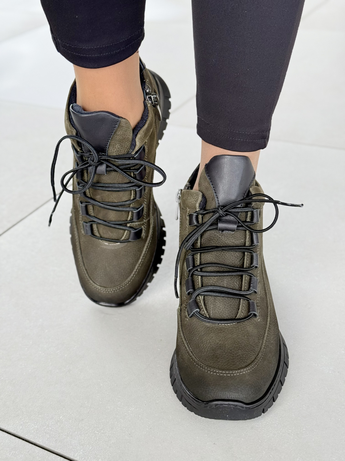 Botki damskie OLEKSY ze skóry naturalnej – styl i wygoda na co dzień