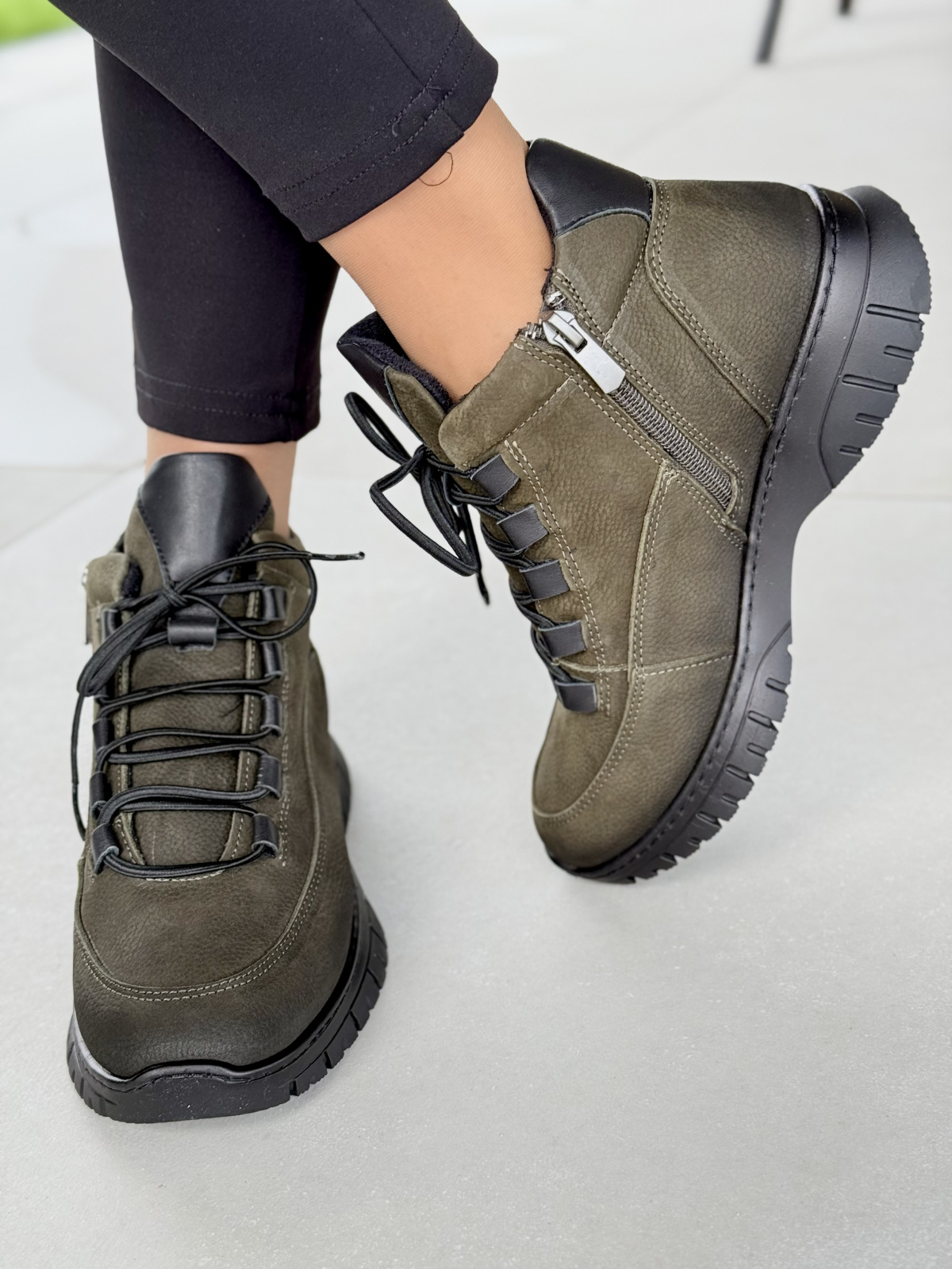 Botki damskie OLEKSY ze skóry naturalnej – styl i wygoda na co dzień