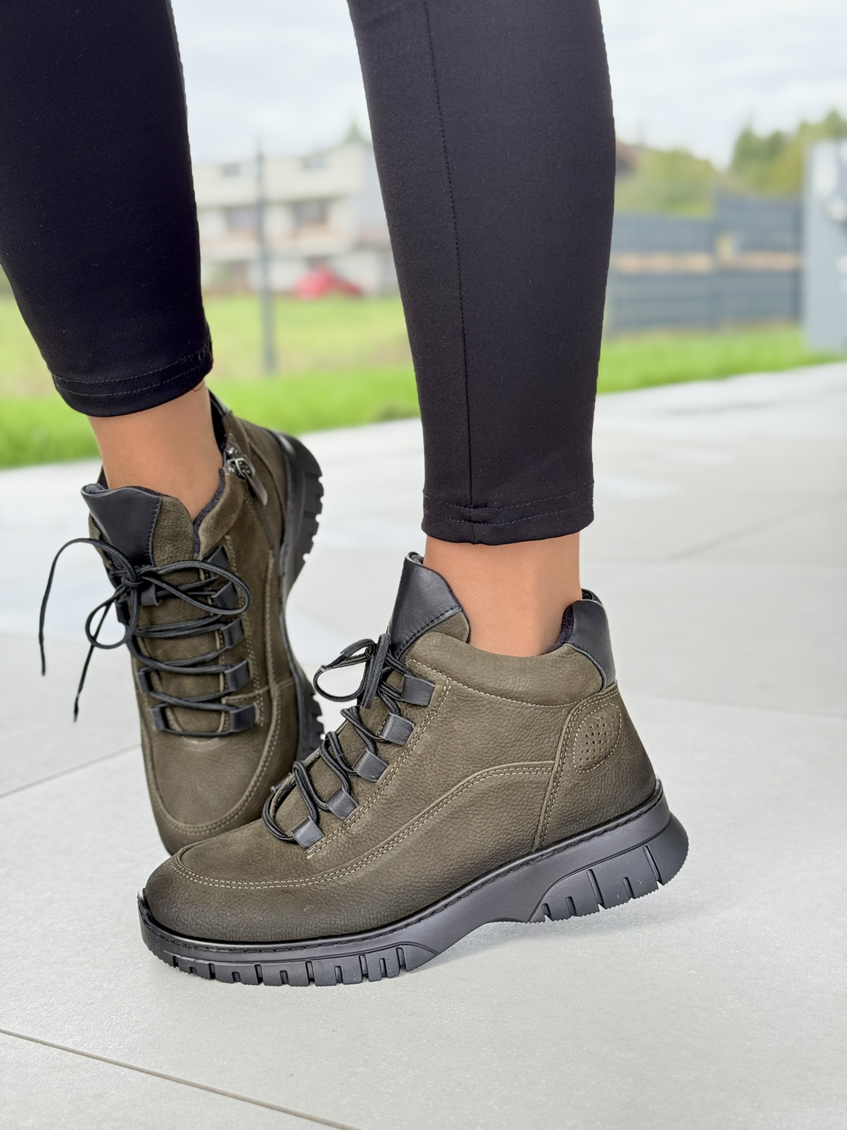 Botki damskie OLEKSY ze skóry naturalnej – styl i wygoda na co dzień