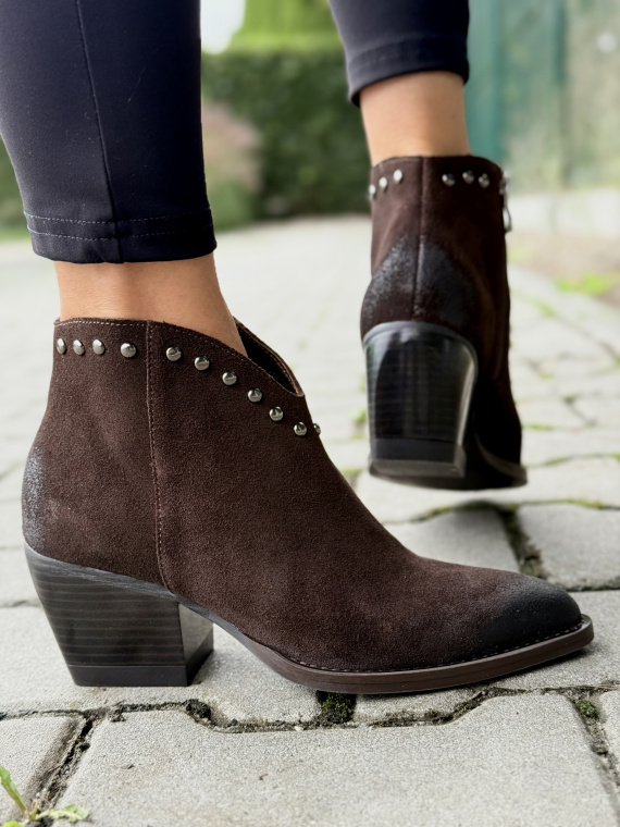 Kowbojki damskie OLEKSY z naturalnej skóry Polskiej produkcji