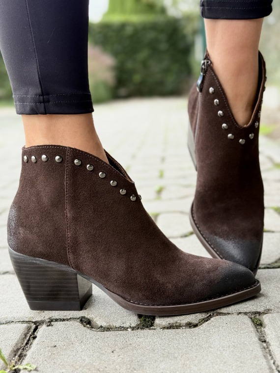 Kowbojki damskie OLEKSY z naturalnej skóry Polskiej produkcji