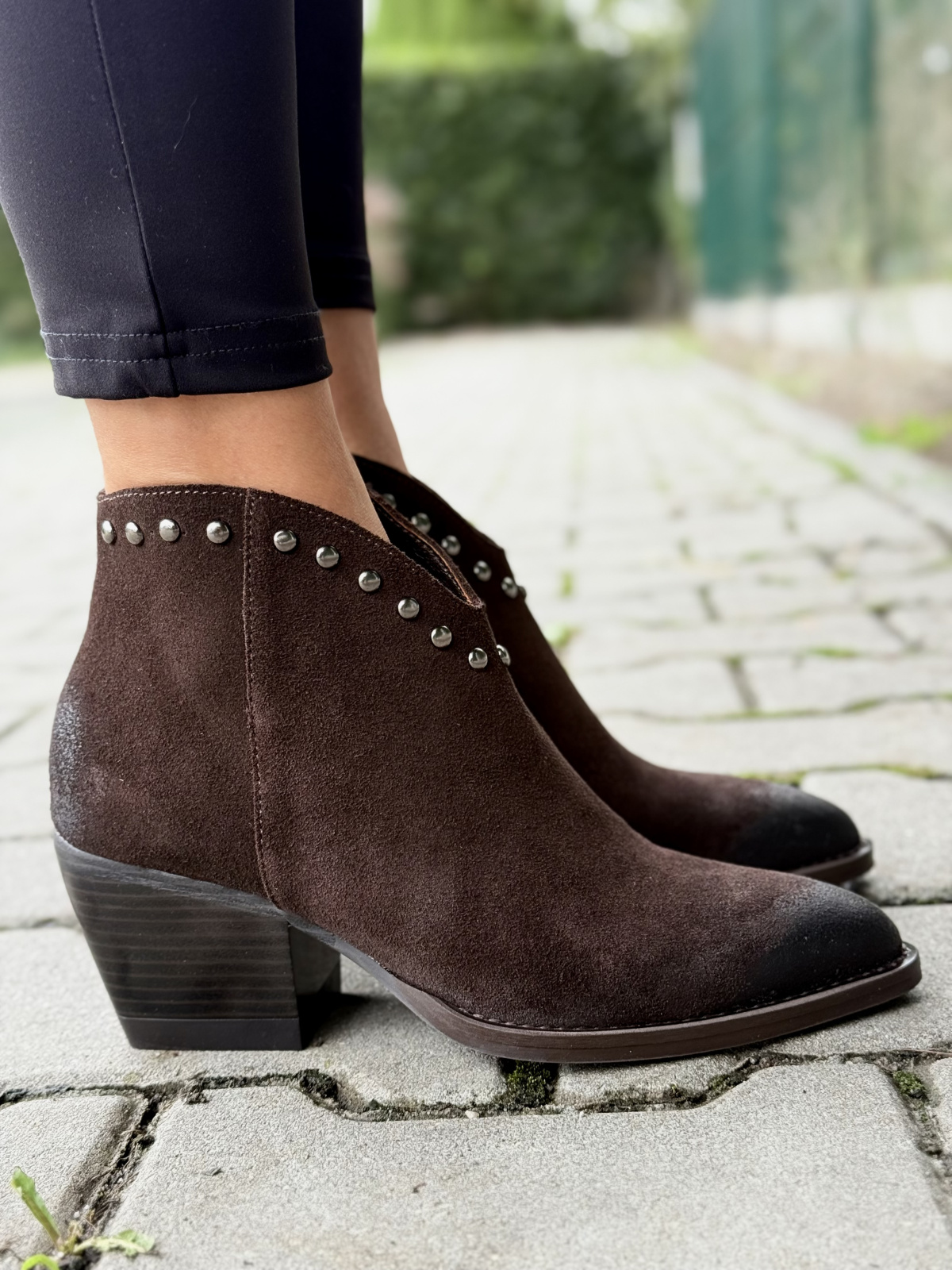 Kowbojki damskie OLEKSY z naturalnej skóry Polskiej produkcji