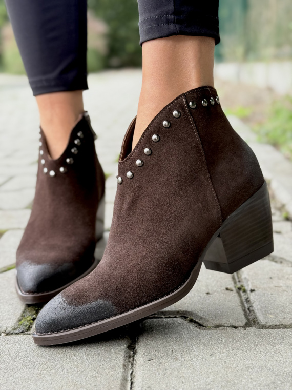 Kowbojki damskie OLEKSY z naturalnej skóry Polskiej produkcji