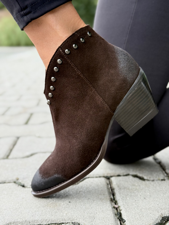 Kowbojki damskie OLEKSY z naturalnej skóry Polskiej produkcji