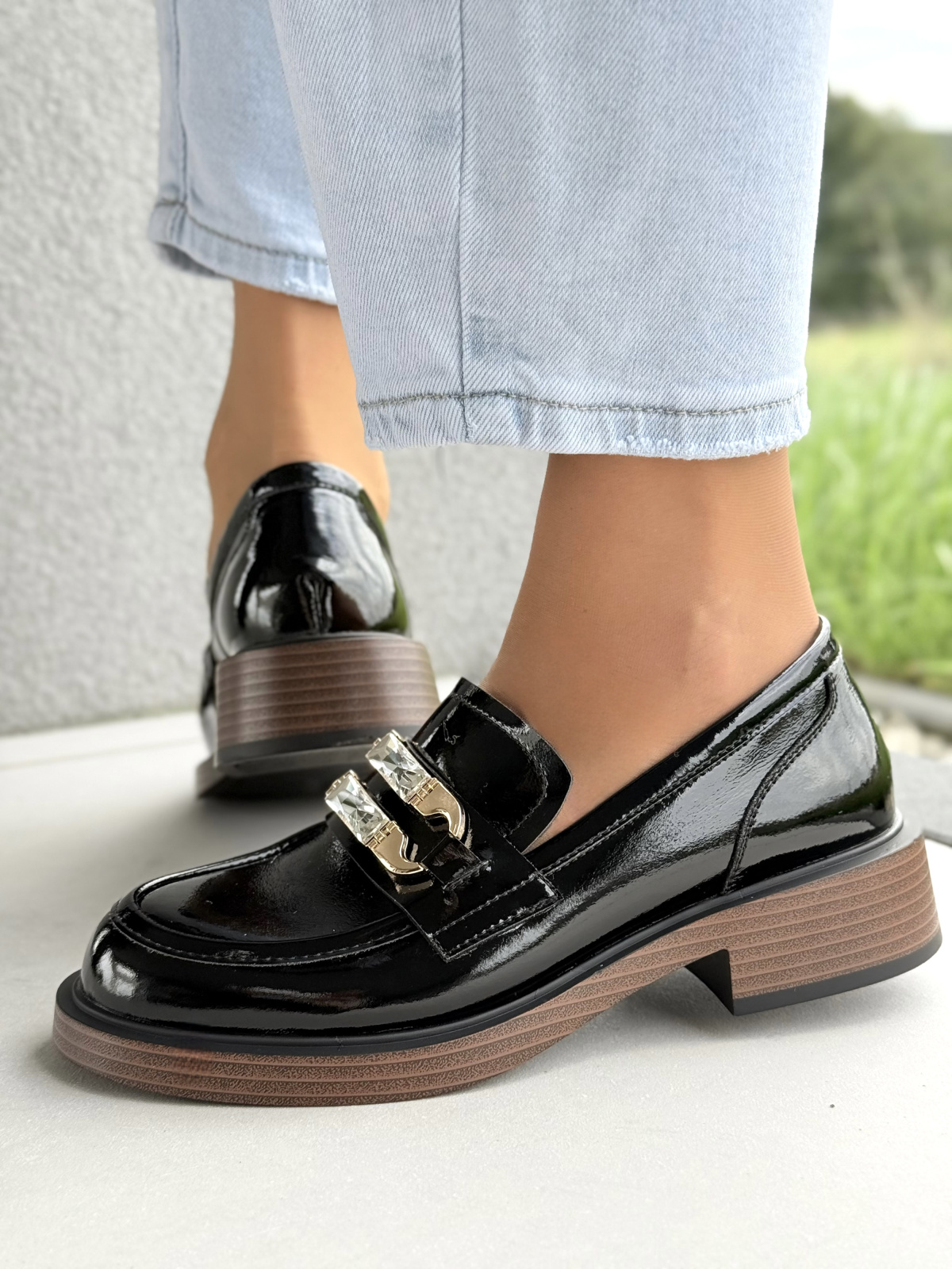 Eleganckie mokasyny ze skóry naturalnej – styl i wygoda na każdy dzień