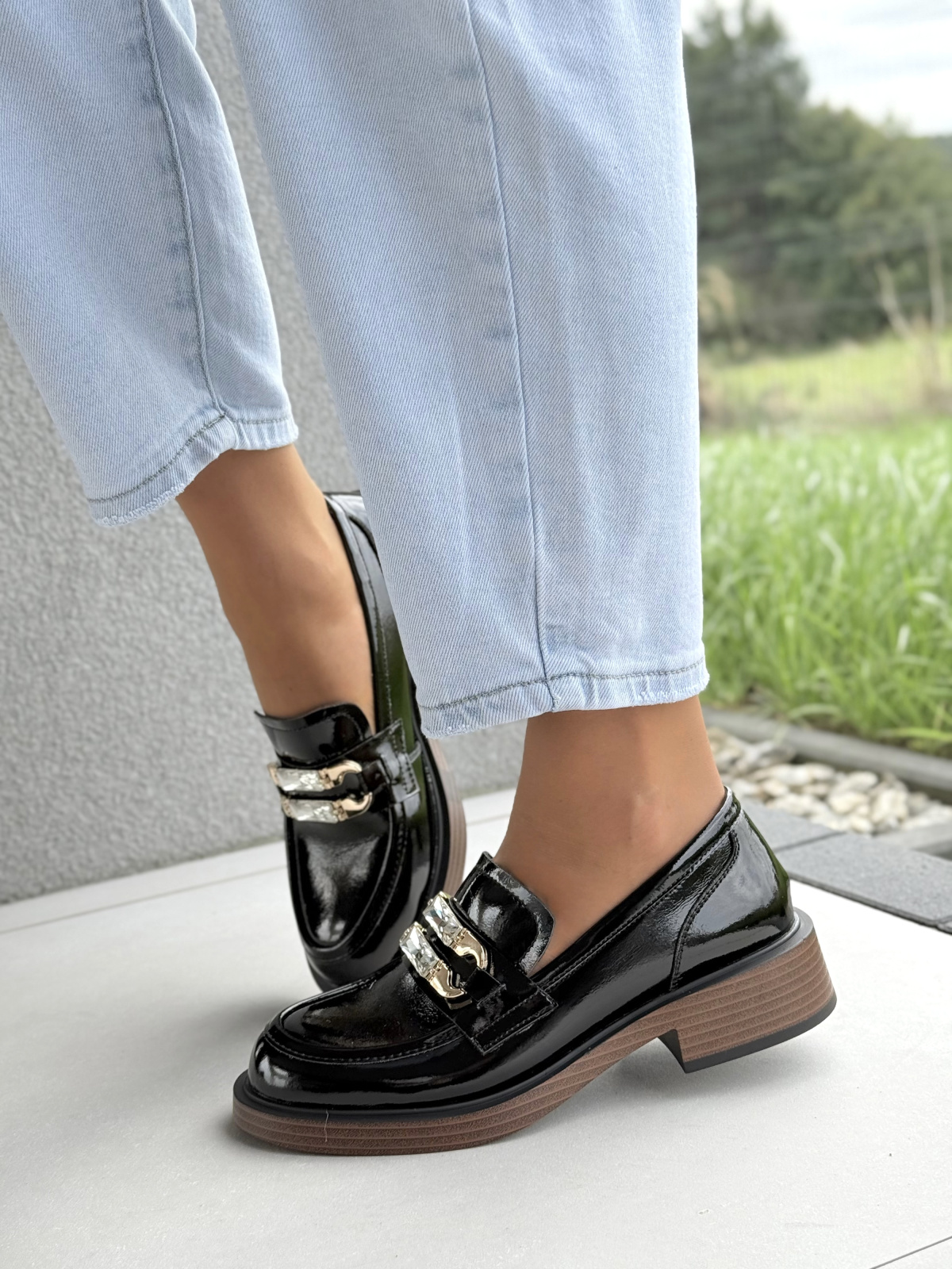 Eleganckie mokasyny ze skóry naturalnej – styl i wygoda na każdy dzień