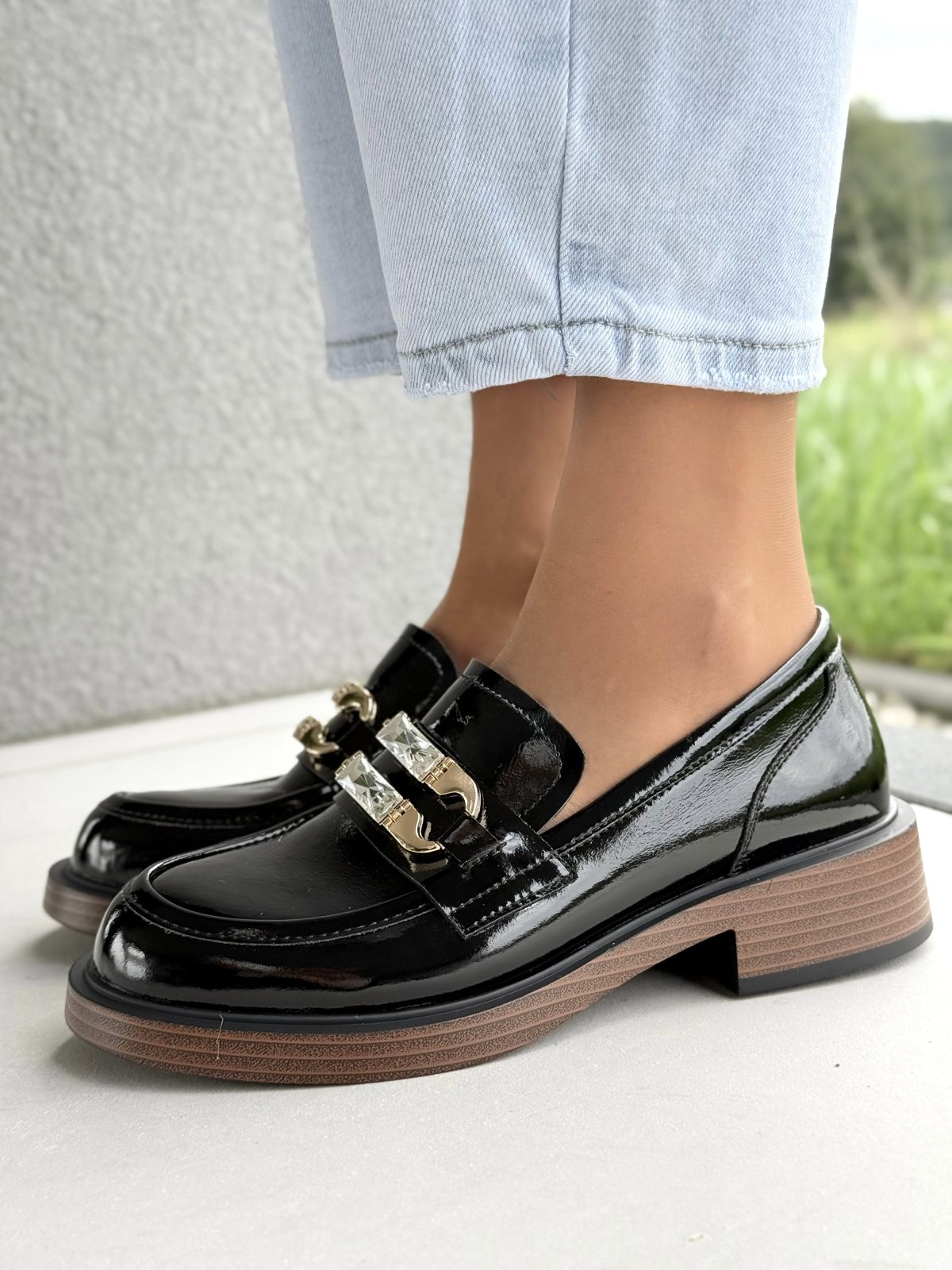 Eleganckie mokasyny ze skóry naturalnej – styl i wygoda na każdy dzień