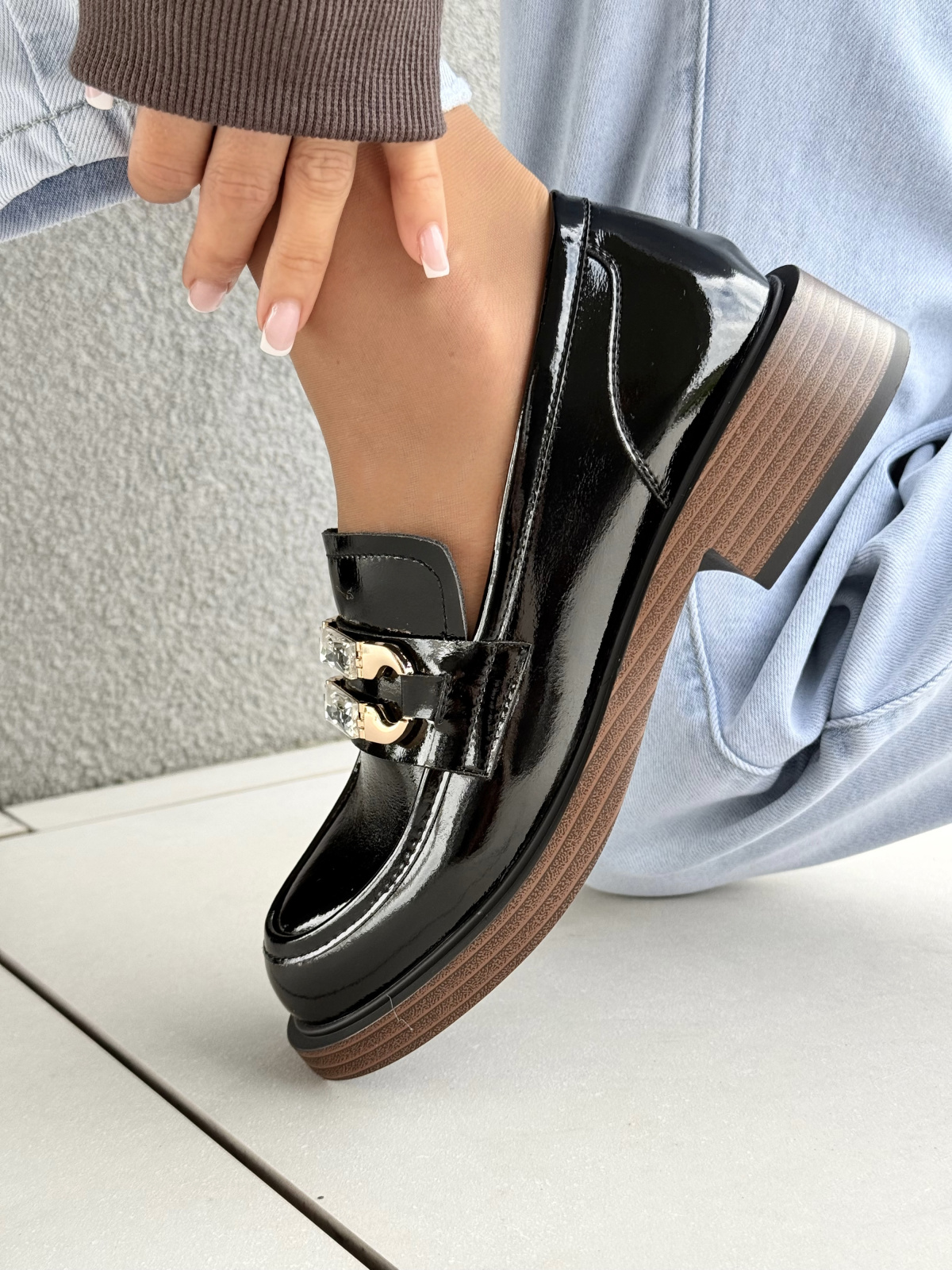 Eleganckie mokasyny ze skóry naturalnej – styl i wygoda na każdy dzień