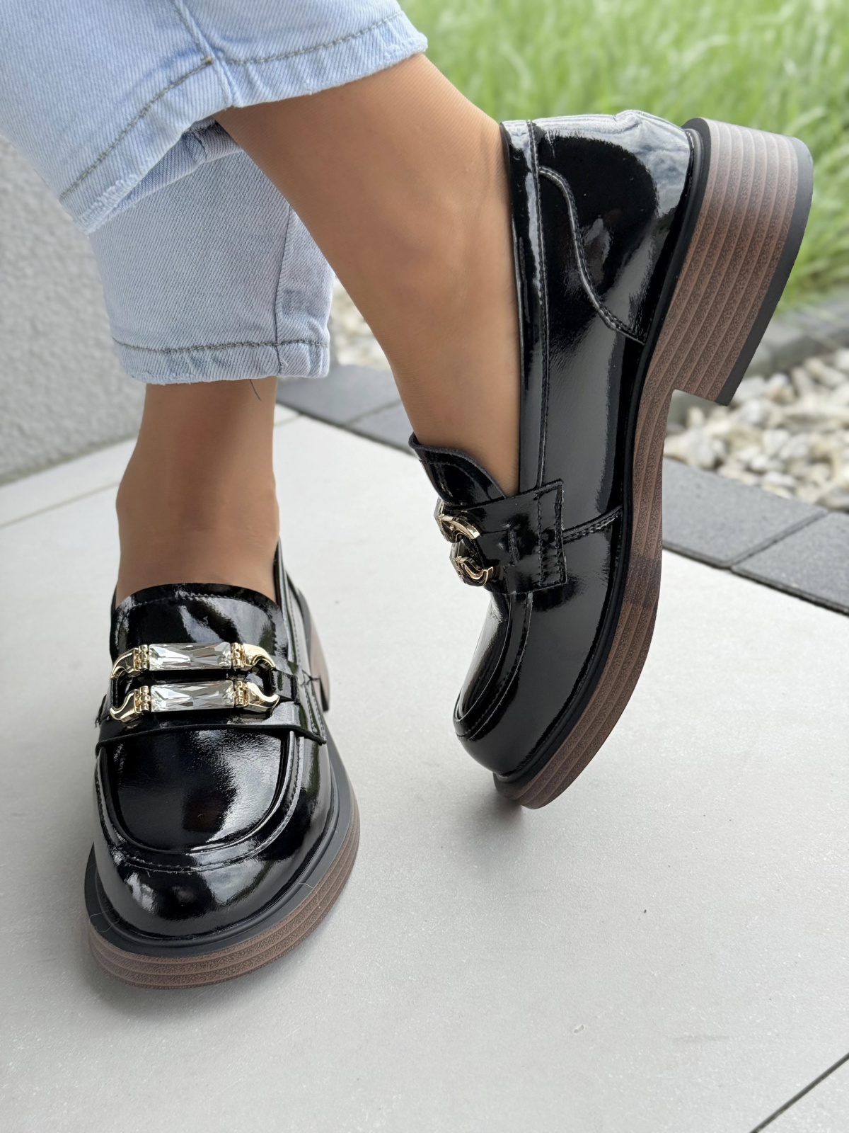 Eleganckie mokasyny ze skóry naturalnej – styl i wygoda na każdy dzień