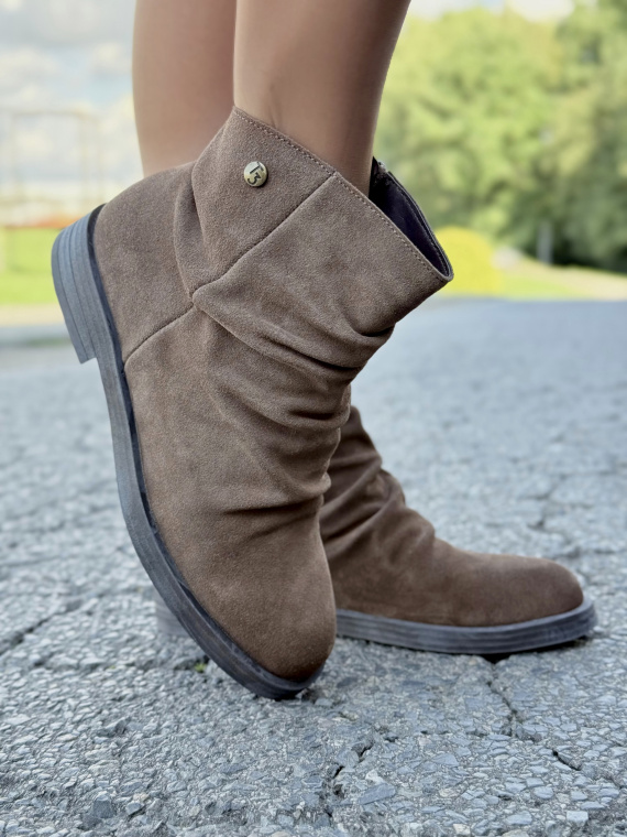 Botki ze 100% Skóry Naturalnej – Elegancja i Komfort