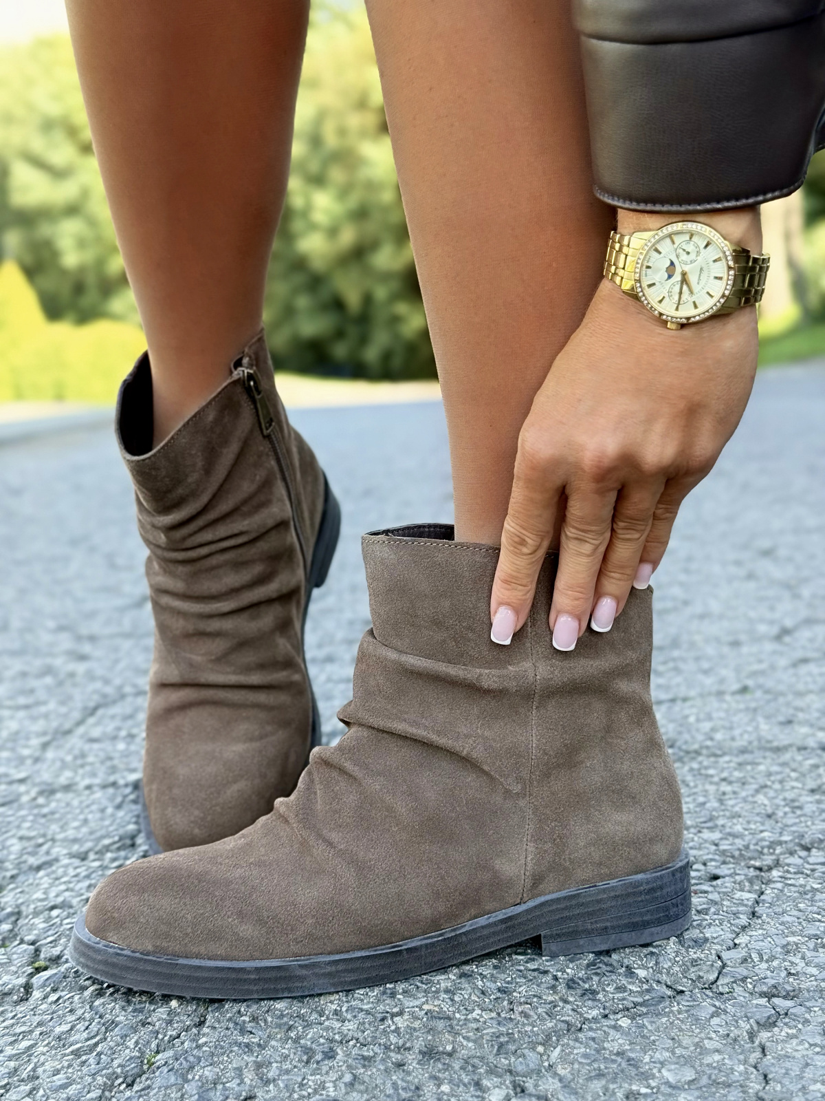 Botki ze 100% Skóry Naturalnej – Elegancja i Komfort