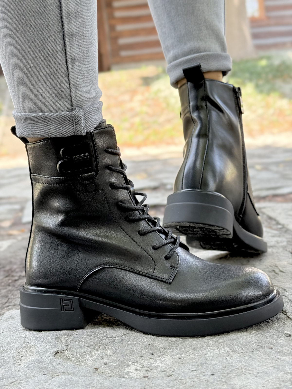 Botki ze 100% Naturalnej Skóry