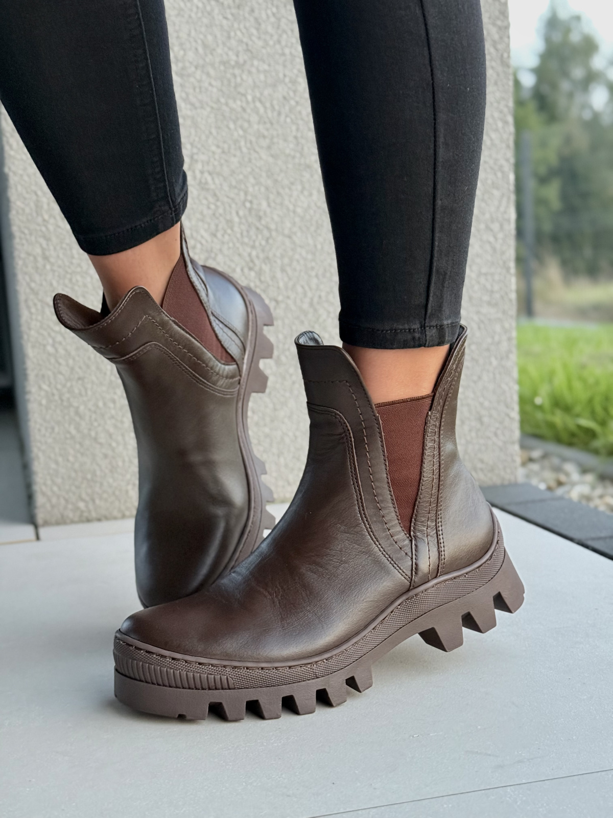 Trapery OLEKSY z naturalnej skóry Polskiej produkcji