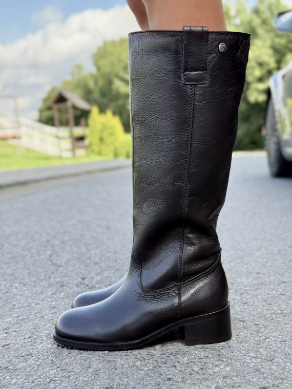 Eleganckie kozaki damskie – 100% skóra naturalna