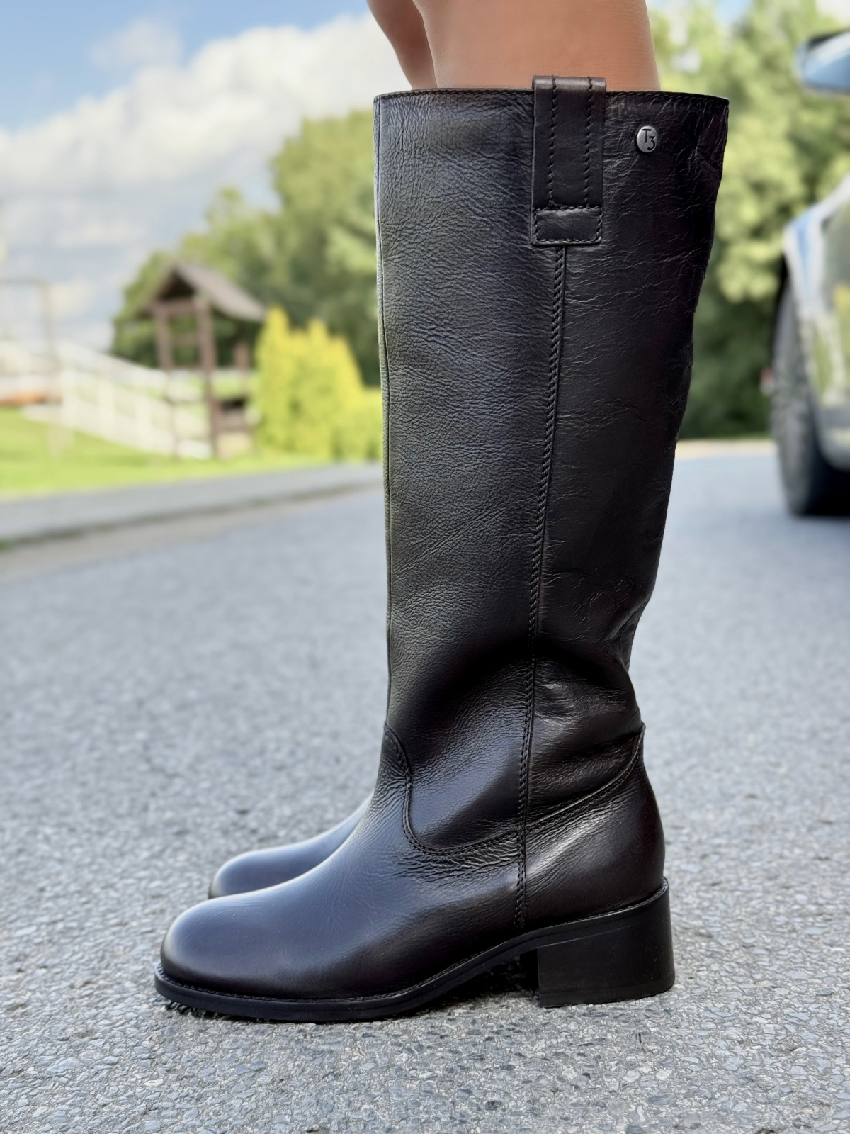 Eleganckie kozaki damskie – 100% skóra naturalna