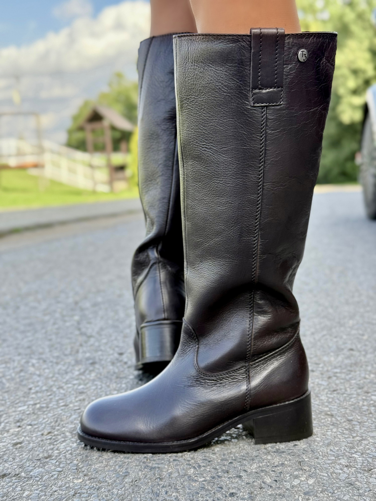 Eleganckie kozaki damskie – 100% skóra naturalna