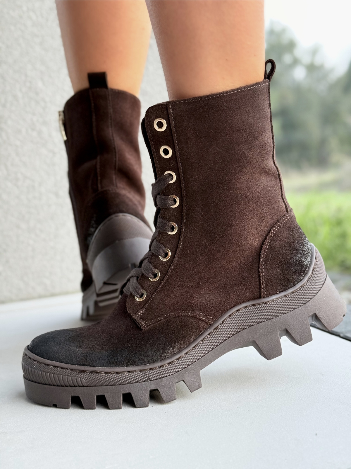 Trapery damskie OLEKSY z naturalnej skóry – Polskiej produkcji