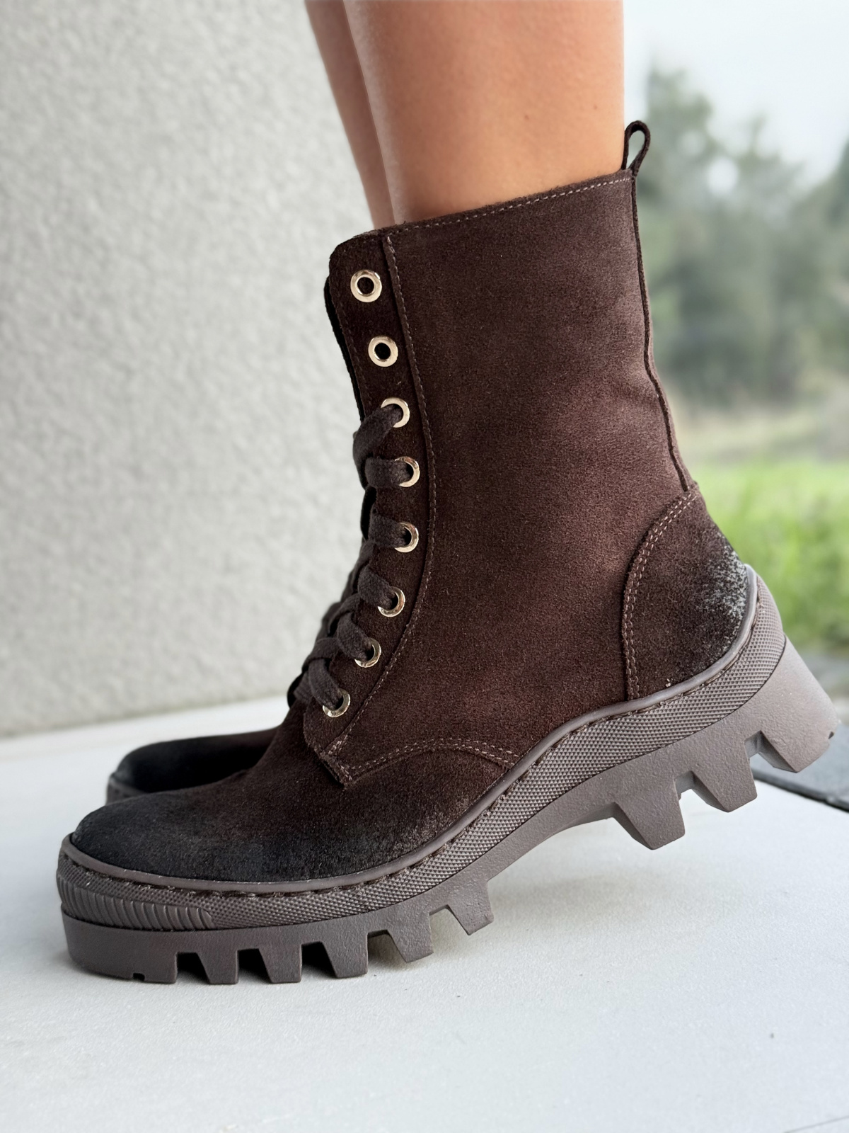 Trapery damskie OLEKSY z naturalnej skóry – Polskiej produkcji