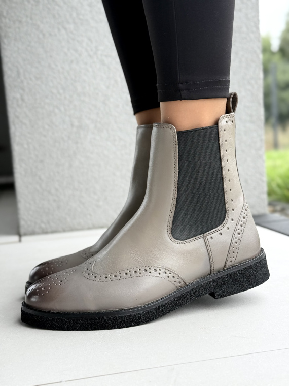 Klasyczne sztyblety ze skóry naturalnej