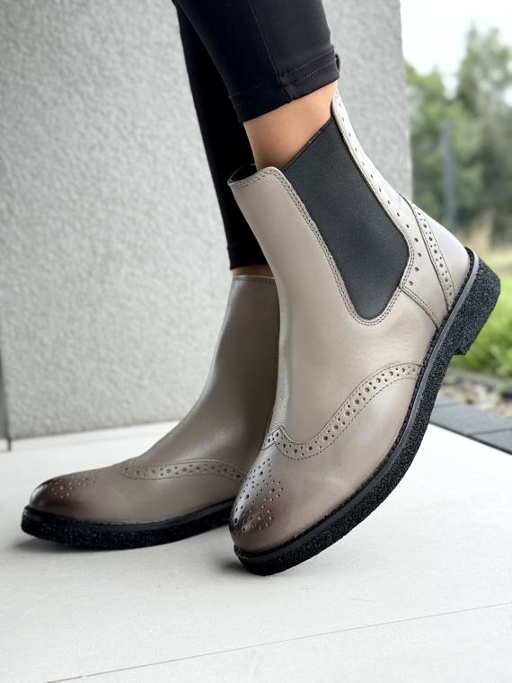 Klasyczne sztyblety ze skóry naturalnej