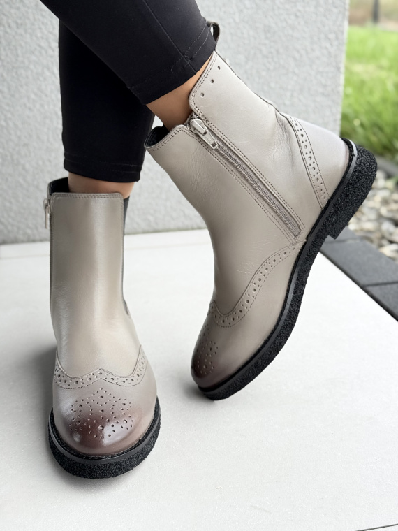 Klasyczne sztyblety ze skóry naturalnej